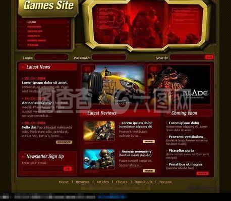 網(wǎng)絡(luò)游戲公司網(wǎng)站設(shè)計模板與軟件解決方案